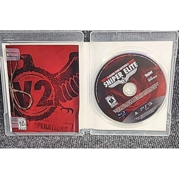 PS3 Sniper Elite V2 Silver Star Edition (Sony PlayStation 3 2013) w/Manual - Picture 3 of 4